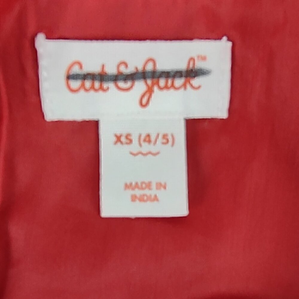 Cat & Jack Little Girls Sleeveless Ruffled Straps Formal Dress Size XS 4-5 (NWT) - Picture 10 of 11